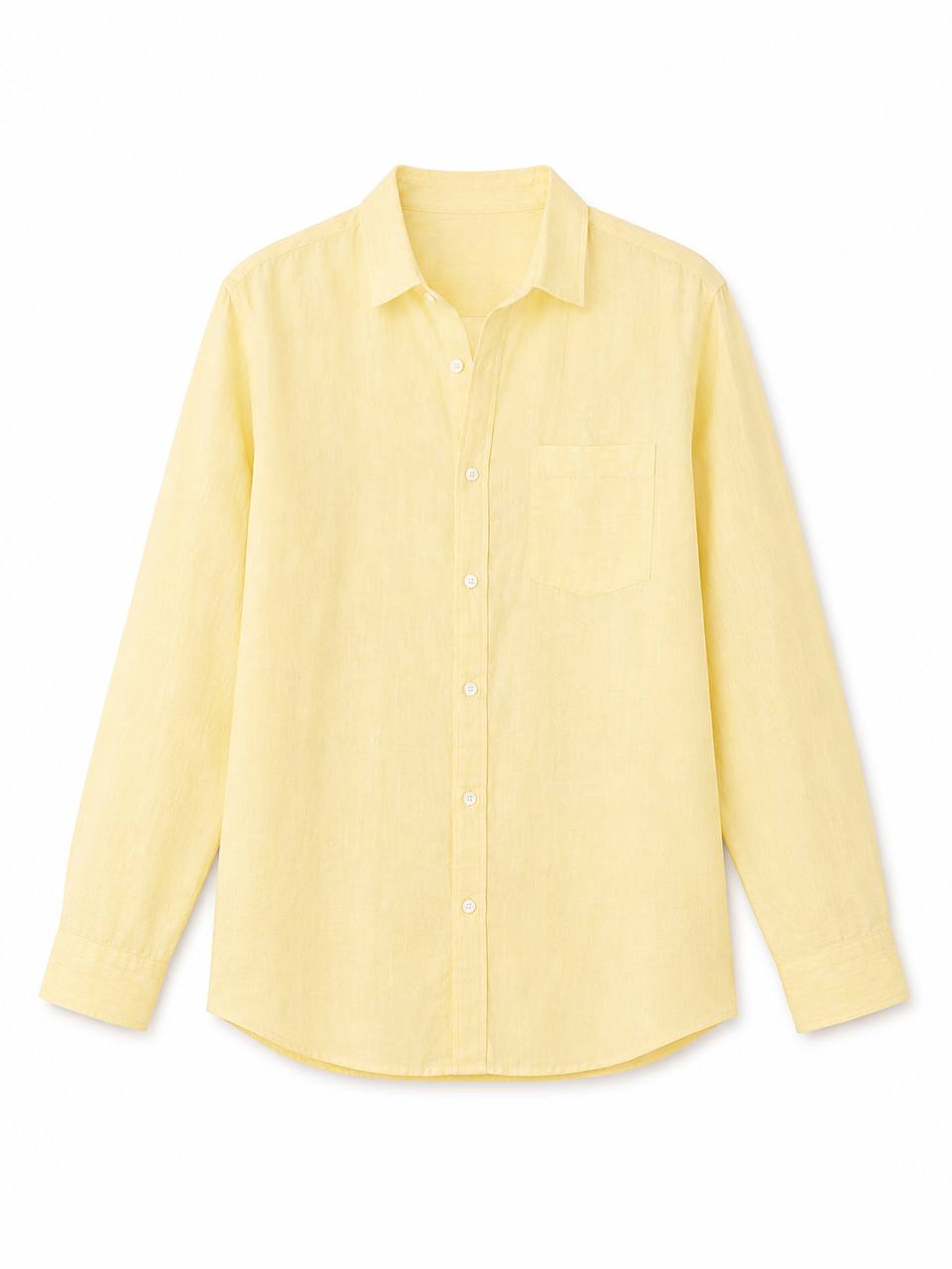 Classic Oversized Linen Set – YELLOW